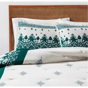 Opalhouse Teal Ornamental Border Comforter Set